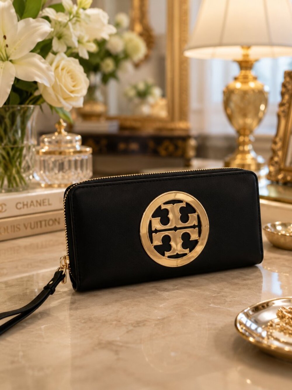 Tory Burch Charlie Zip Continental Wallet